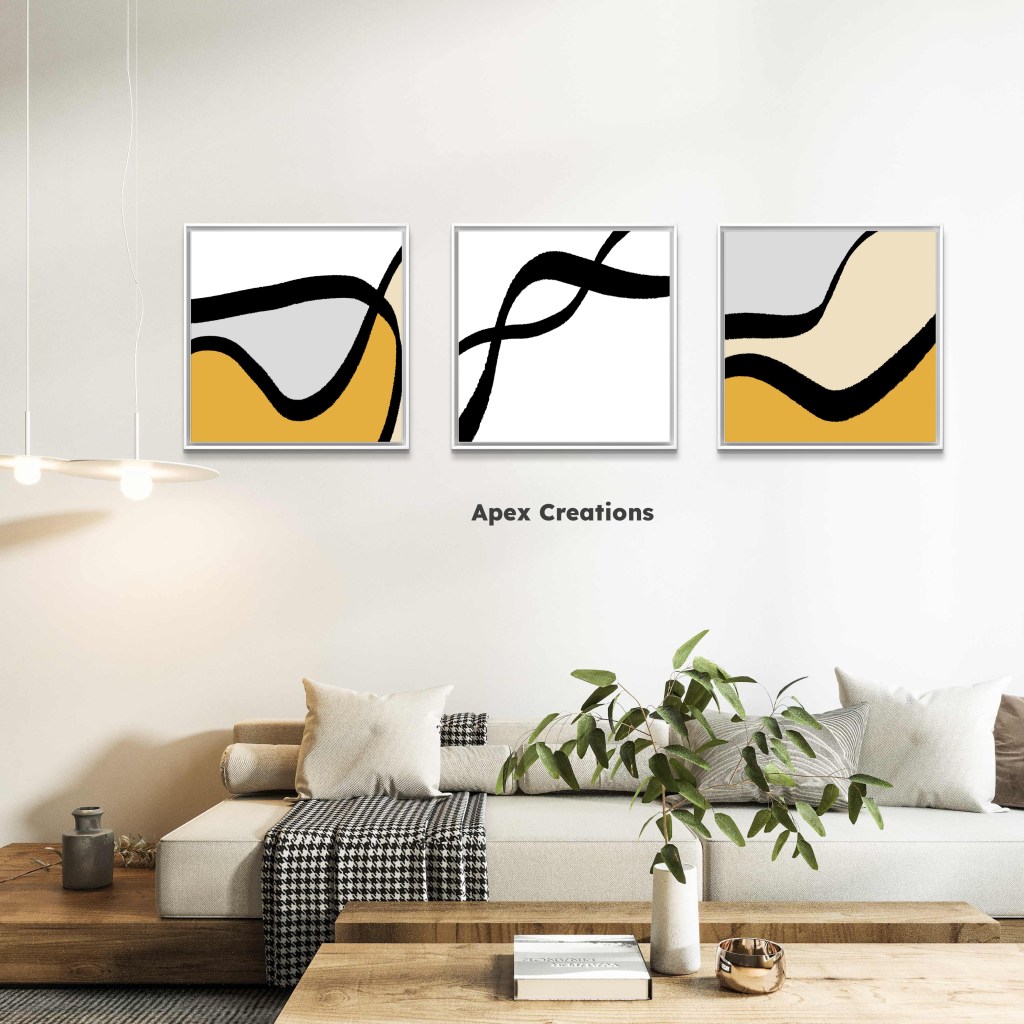Minimalist art for living room